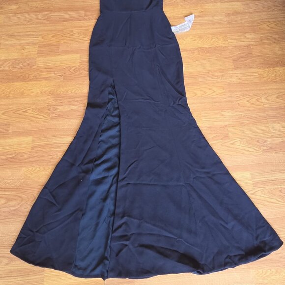Dress the Population Gown S Monroe Side Slit Dress NWT $248 - Picture 6 of 11
